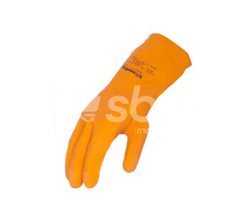 Vaultex, Latex Flockline Gloves, Orange Color Length – 33 cm