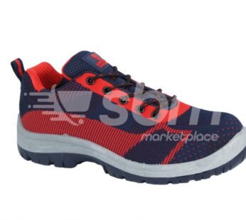 Armstrong, SBP Low Ankle Protective Footwear, Blue, Red and Grey Color